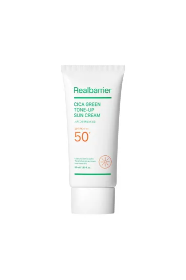 Real Barrier Krem przeciws�oneczny korea�ski tonizuj�cy do twarzy cica green tone-up spf 50 50 ml