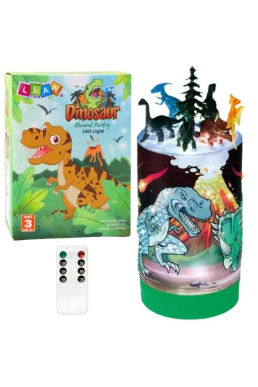Dinozaury w s�oiku LED LeanToys