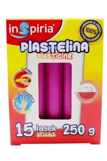 InSpiria Plastelina r�owa 250g