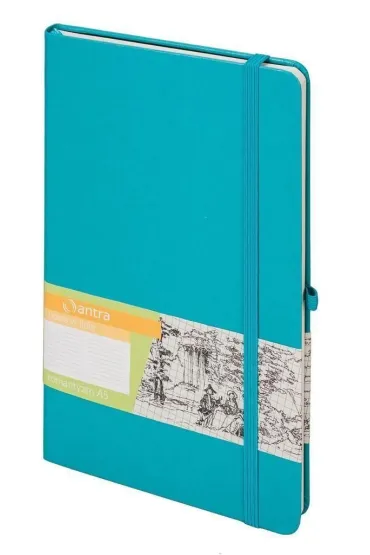 Antra Notes A5 Romantyzm turkusowy linia 160 kartek
