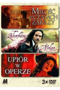 Mi�o�� w czasach zarazy / Zakochany Molier / Upi�r w operze - Joel Schumacher, Mike Newell, Javier Bardem, Emmy Rossum, Fabrice Luchini/Gerard Butler, Giovanna Mezzogiorno/ Romain Duris, Laurent Tirard - Emmy Rossum, Fabrice Luchini, Gerard Butler, Giovanna Mezzogiorno, Javier Bardem, Joel Schumacher, Laurent Tirard, Mike Newell, Romain Duris