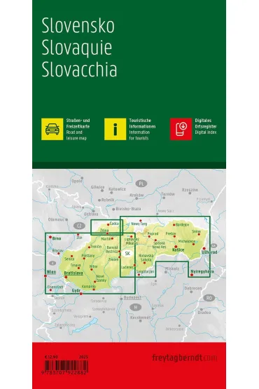 Mapa S�owacja 1:200 000