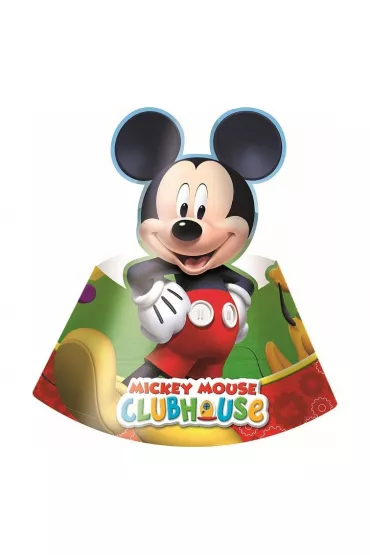 Godan Czapeczki papierowe Playful Mickey 6 szt
