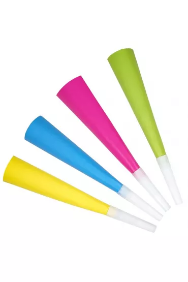 Tr�bki Neon party 4 szt.