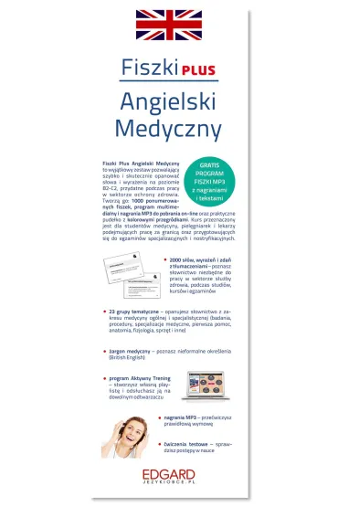 Fiszki plus. Angielski medyczny