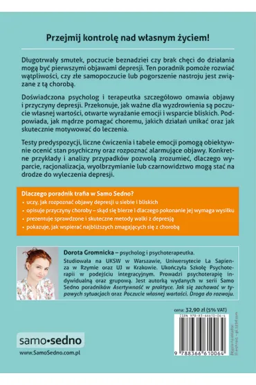 Depresja. Jak pom�c sobie i bliskim - Dorota Gromnicka