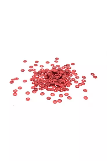 Arpex Cekiny dekoracyjne czerwone 15g
