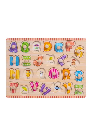 Uk�adanka drewniana Literki Smily Play