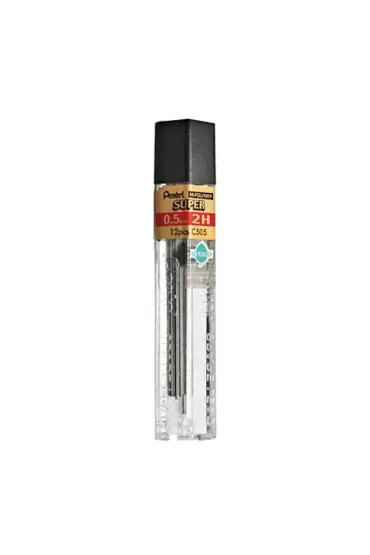 Pentel Wk�ady do o��wk�w (grafity) 2H 0.5 mm