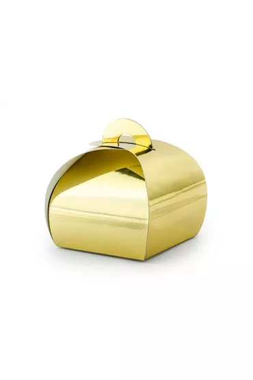 PartyDeco Pude�eczka z�ote 10 szt.