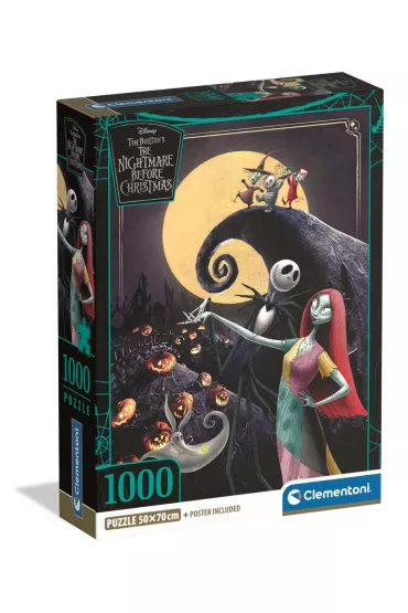 Puzzle 1000 el. Compact Nightmare Before Christmas Clementoni