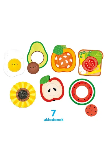 Czuczu Moje puzzle z dziurk� Jedzenie Bright Junior Media