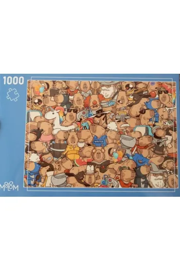 Puzzle 1000 el. Kapibara impossible Molom