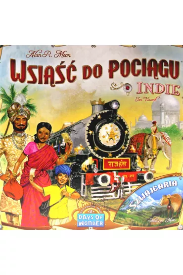 Wsi��� do Poci�gu. Kolekcja Map 2. Indie i Szwajcaria - Alan R. Moon