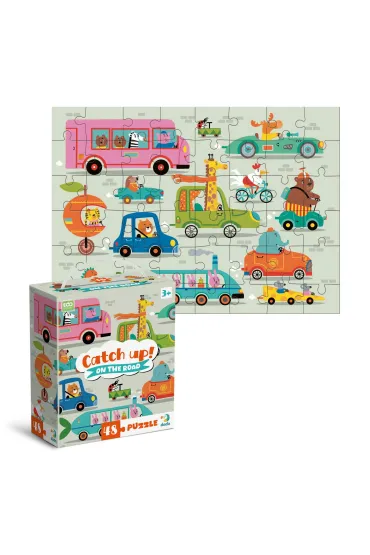 Puzzle 48 el. Catch up! On the road Dodo