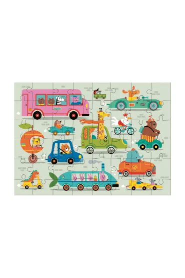 Puzzle 48 el. Catch up! On the road Dodo