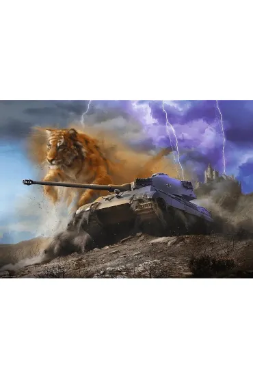Puzzle 1000 el. World of Tanks: Tygrys II Trefl
