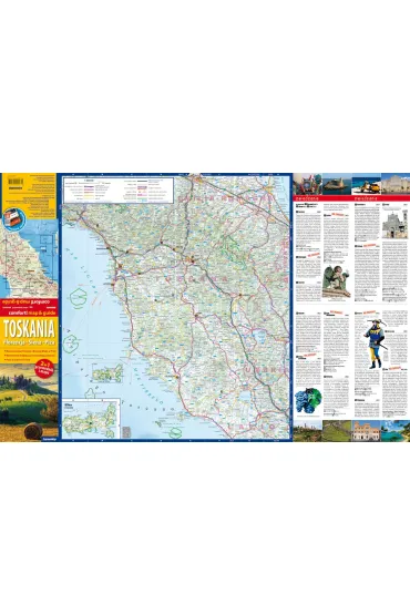 Toskania Florencja Siena Piza laminowany map&guide 2w1 przewodnik i mapa - Kamila Kowalska