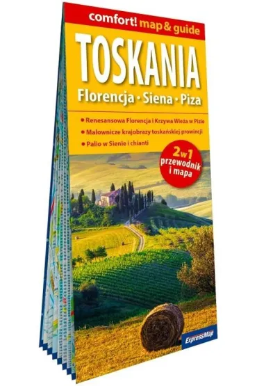 Toskania light: przewodnik + mapa - Kamila Kowalska