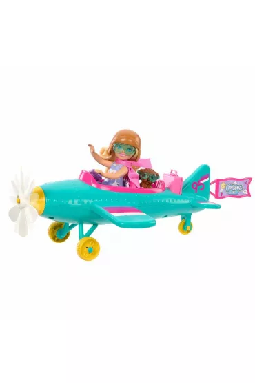 Barbie Chelsea Moesz by Samolot Zestaw z lalk Mattel