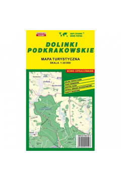 Dolinki Podkrakowskie 1:30 000 mapa turystyczna