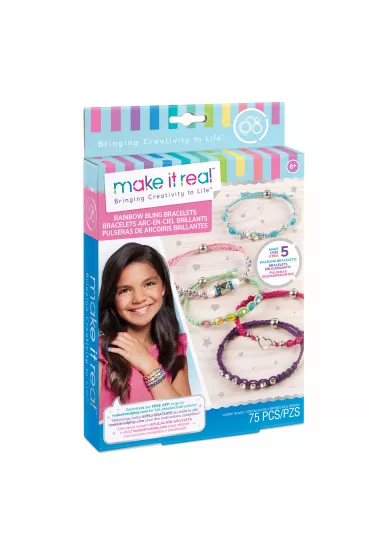 Make it Real. Zestaw do tworzenia bransoletek Rainbow Bling Pierot