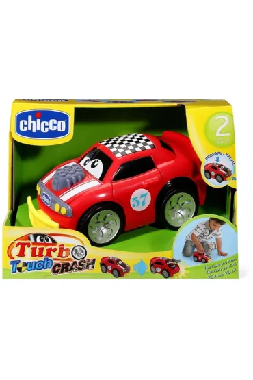Samoch�d Turbo Touch Crash - czerwony Chicco