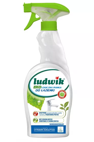 Ludwik Pianka do czyszczenia �azienki Ecolabel Cytrusy i eukaliptus 750 ml
