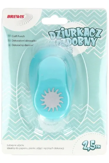 Brewis Dziurkacz ozdobny - S�o�ce 2,5cm MIX