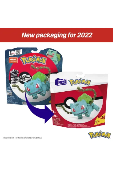 MEGA Bulbasaur �redni. Pokemon do zbudowania GVK83