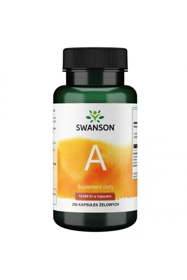 Swanson Witamina A 10000IU - suplement diety 250 kaps.