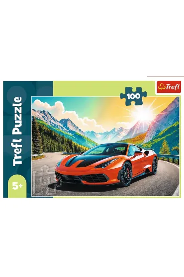 Puzzle 100 el. Wy�cig z czasem Trefl
