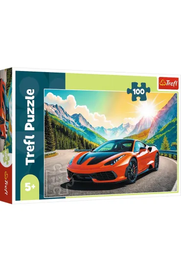 Puzzle 100 el. Wy�cig z czasem Trefl