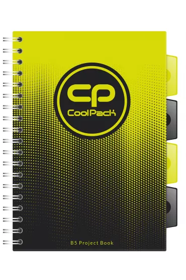 CoolPack Ko�ozeszyt B5 Gradient Lemon kratka 200 kartek