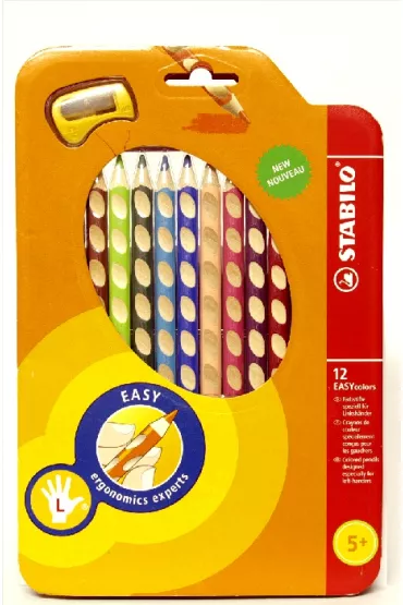 Stabilo Kredki Easycolors dla lewor�cznych 12 szt.