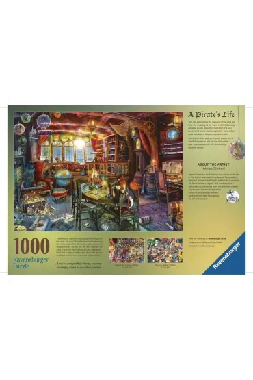 Puzzle 1000 el. Pirackie �ycie Ravensburger