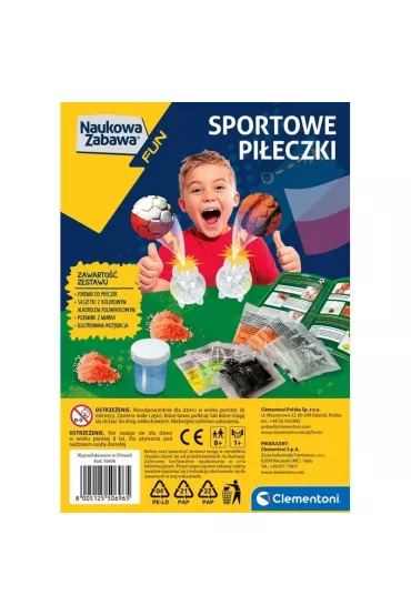 Naukowa Zabawa - Sportowe Pi�eczki Clementoni