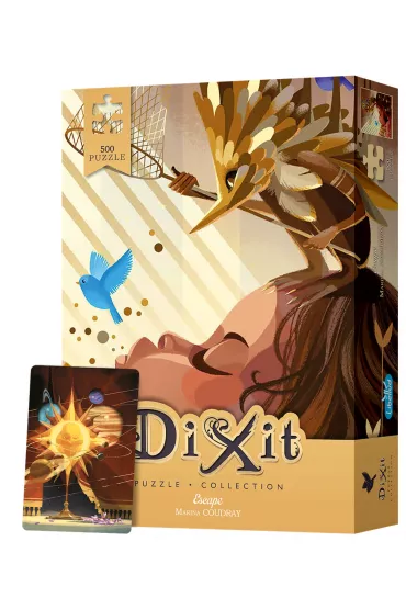 Puzzle 500 el. Dixit: Escape z unikatow kart do gry Rebel - Marina  Coudray