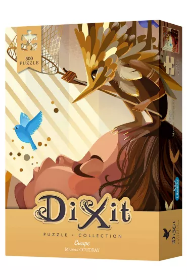 Puzzle 500 el. Dixit: Escape z unikatow kart do gry Rebel - Marina  Coudray