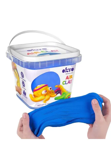 Okto Zestaw lekkiej powietrznej ciastoliny niebieskiej 910 ml