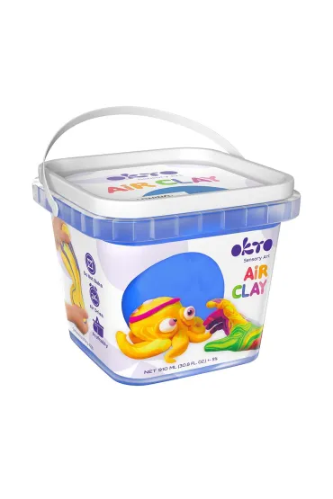 Okto Zestaw lekkiej powietrznej ciastoliny niebieskiej 910 ml