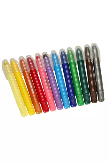 St. Majewski Kredki w sztyfcie Bambino 12 kolor�w