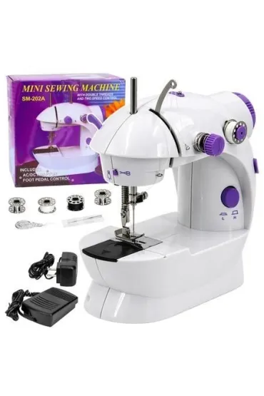 Maszyna do szycia mini LED przeno�na z akcesoriami LeanToys