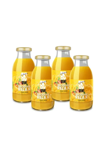 BeRaw Smoothie Relax zestaw 4 x 250 ml