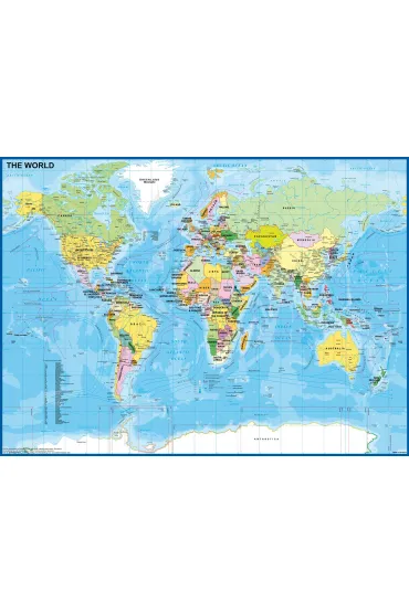 Puzzle 200 el. XXL Mapa �wiata Ravensburger