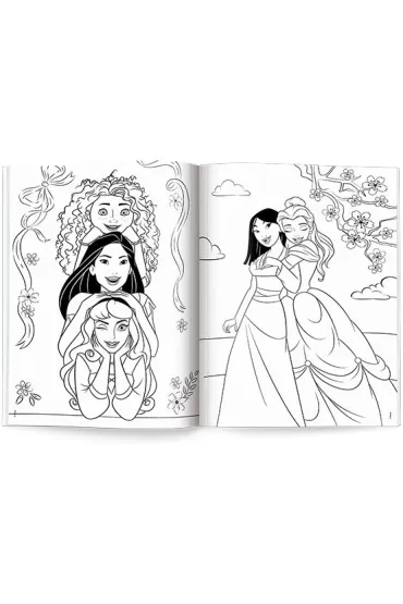 DISNEY KSIʯNICZKA. MEGAKOLOROWANKA. BROKATOWE NAKLEJKI