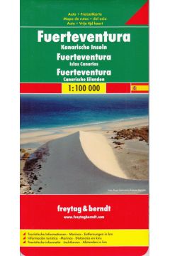 Mapa Fuerteventura 1:100 000