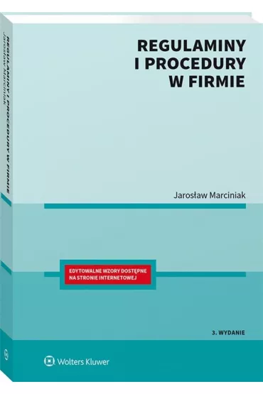 Regulaminy i procedury w firmie wyd. 2022 - Jaros�aw Marciniak
