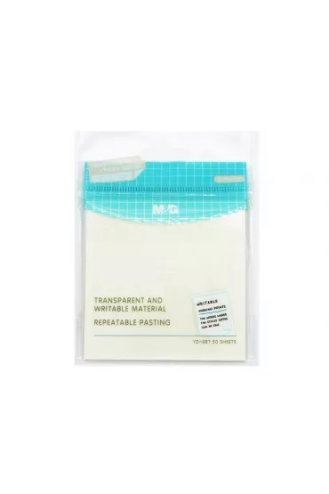 M&G Karteczki samoprzylepne transparentne 76x76mm 50 kartek