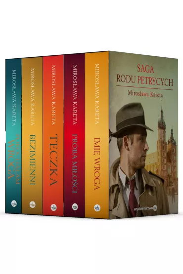 Pakiet Saga Rodu Pertycych. Tom 1-5: Pokocha�am wroga, Bezimienni, Teczka, Pr�ba mi�o�ci, Imi� wroga - Miros�awa Kareta